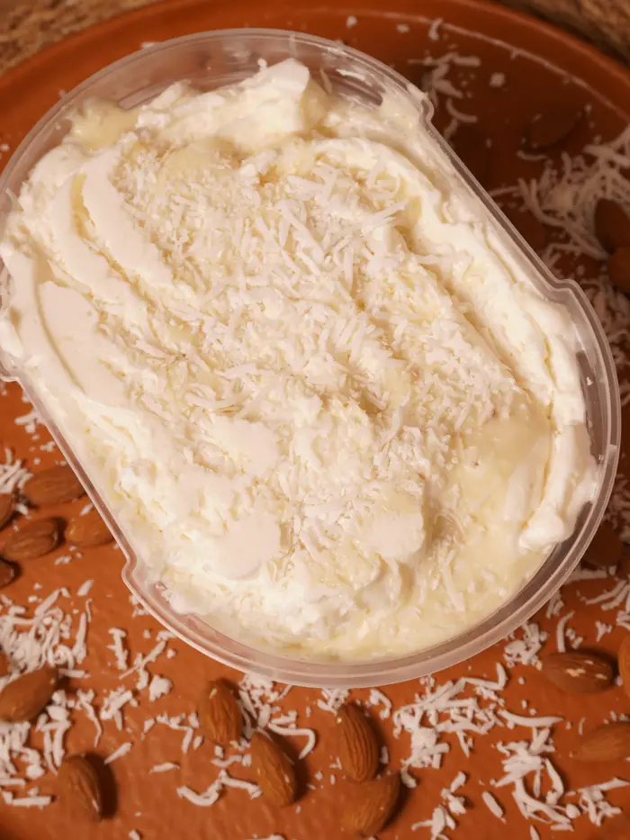 Pote de 1 litro de gelato Rafaello